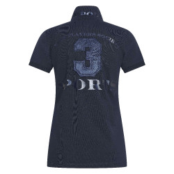 Camiseta polo Favouritas EQ HV Polo Marinho metalizado Azul-marinho
