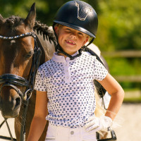 Camiseta tech Imperial Riding Roxy Kids Branco