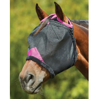 Máscara anti-moscas Weatherbeeta ComFiTec Deluxe Durable Mesh Preto / roxo Máscara anti-moscas Weatherbeeta ComFiTec Deluxe Durable Mesh Preto / roxo