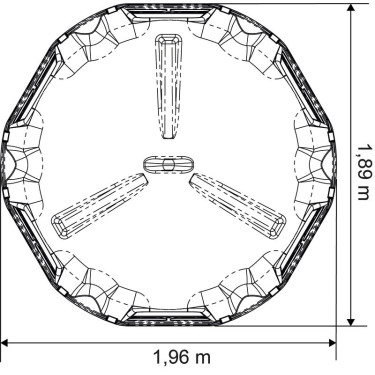 Ripe hexagonal RPE modelo médio La Gée Ripe hexagonal RPE modelo médio La Gée