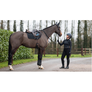 Almofada amortecedora LeMieux Close Contact ProSorb 2 Bolsos Preto Almofada amortecedora LeMieux Close Contact ProSorb 2 Bolsos Preto