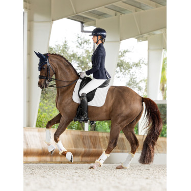 Almofada amortecedora LeMieux dressage square ProSorb 2 Bolsos Branco