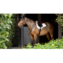 Almofada amortecedora LeMieux mista quadrada ProSorb 2 Bolsos Branco