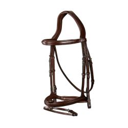 Bridão Muserola Combinada Dy'on New English Collection Castanho Bridão Muserola Combinada Dy'on New English Collection Castanho