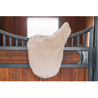 Capa de Selim com placa de ouro Kentucky Castanho Capa de Selim com placa de ouro Kentucky Castanho