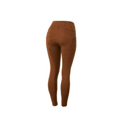 Calça de equitação cintura alta Tara silicone com grip completo feminino Horze