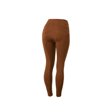 Calça de equitação cintura alta Tara silicone com grip completo feminino Horze Calça de equitação cintura alta Tara silicone com grip completo feminino Horze