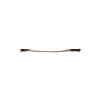 Frontal Horze Nancy Cristal com testadeira linha Horze Marrom / dourado rosado