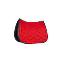 Almofada de sela mista B Vertigo Amory com monograma bordado B Vertigo Vermelho rosa bérberis