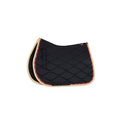 Sela de adestramento B Vertigo Amory com monograma bordado Marinho escuro Azul Sela de adestramento B Vertigo Amory com monograma bordado Marinho escuro Azul