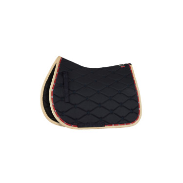 Sela de adestramento B Vertigo Amory com monograma bordado Marinho escuro Azul Sela de adestramento B Vertigo Amory com monograma bordado Marinho escuro Azul