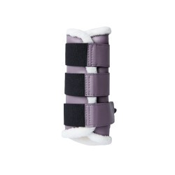 Protetores de pernas fechados com pelo sintético Horze Ghent Uva Royal Violeta