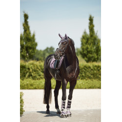 Protetores de pernas fechados com pelo sintético Horze Ghent Uva Royal Violeta