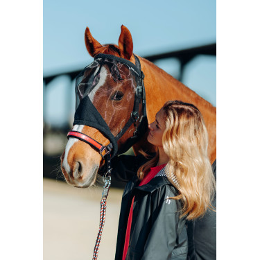 Máscara anti-moscas Horze Oslo Marinho escuro Azul