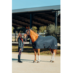 Máscara anti-moscas Horze Oslo Marinho escuro Azul