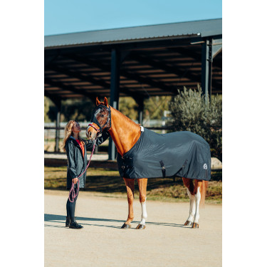 Máscara anti-moscas Horze Oslo Marinho escuro Azul