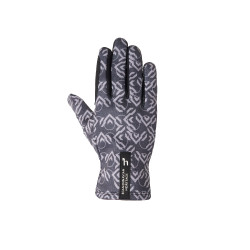 Luvas de equitação Horze Jorja Caviar preto Luvas de equitação Horze Jorja Caviar preto