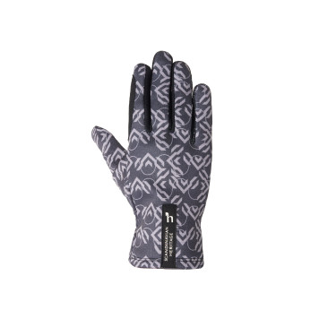 Luvas de equitação Horze Jorja Caviar preto Luvas de equitação Horze Jorja Caviar preto