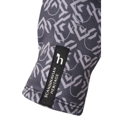 Luvas de equitação Horze Jorja Caviar preto Luvas de equitação Horze Jorja Caviar preto