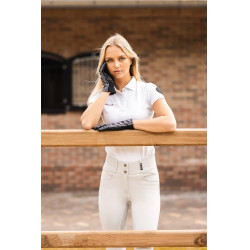 Luvas de equitação Horze Jorja Caviar preto Luvas de equitação Horze Jorja Caviar preto