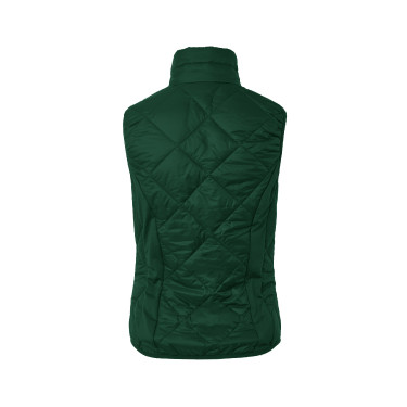 Colete acolchoado leve sem mangas Horze Martina feminino Verde floresta Colete acolchoado leve sem mangas Horze Martina feminino Verde floresta