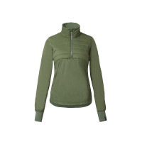 Anoraque híbrido Horze Annika, mulher Verde-oliva