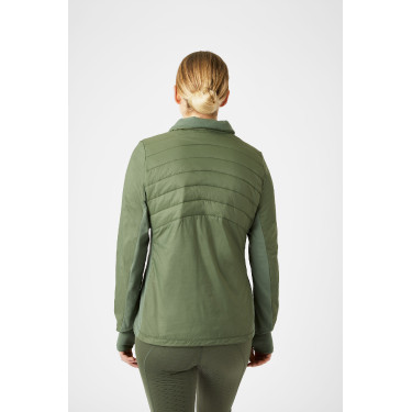 Anoraque híbrido Horze Annika, mulher Verde-oliva Anoraque híbrido Horze Annika, mulher Verde-oliva