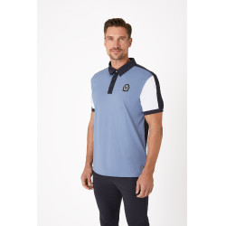 Polo funcional B Vertigo Alec para homem Azul infinito / branco