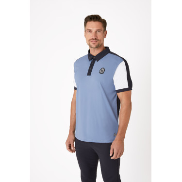 Polo funcional B Vertigo Alec para homem Azul infinito / branco Polo funcional B Vertigo Alec para homem Azul infinito / branco