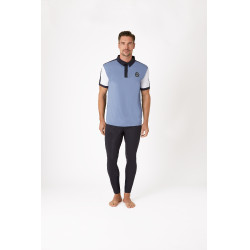 Polo funcional B Vertigo Alec para homem Azul infinito / branco