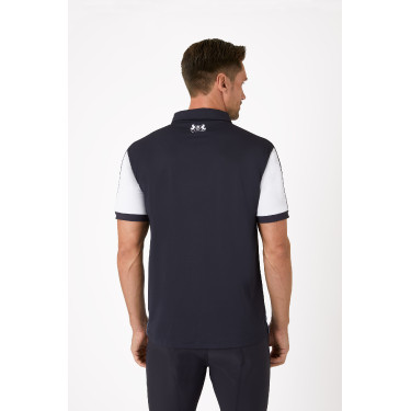 Polo funcional B Vertigo Alec para homem Azul infinito / branco Polo funcional B Vertigo Alec para homem Azul infinito / branco