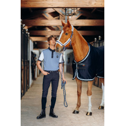 Polo funcional B Vertigo Alec para homem Azul infinito / branco