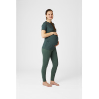 Camiseta de maternidade funcional Horze Lily Coentro verde