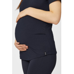 Camiseta de maternidade funcional Horze Lily Marinho escuro Azul Camiseta de maternidade funcional Horze Lily Marinho escuro Azul