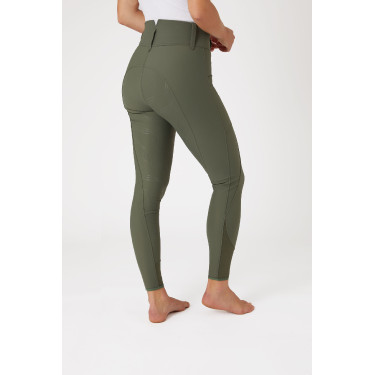 Calça de equitação Horze Indira cintura alta culote completo feminino Calça de equitação Horze Indira cintura alta culote completo feminino
