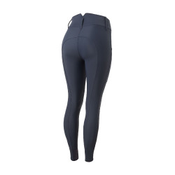 Calça de equitação com grip nos joelhos cintura alta Horze Indira feminina