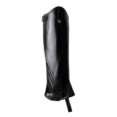 Mini-chaps Horze Wicklow com perfurações florais Preto Mini-chaps Horze Wicklow com perfurações florais Preto