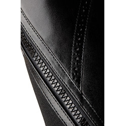 Mini-chaps Horze Wicklow com perfurações florais Preto Mini-chaps Horze Wicklow com perfurações florais Preto