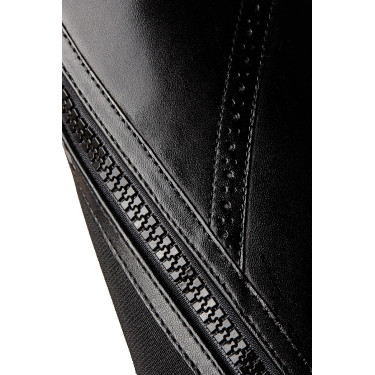 Mini-chaps Horze Wicklow com perfurações florais Preto Mini-chaps Horze Wicklow com perfurações florais Preto