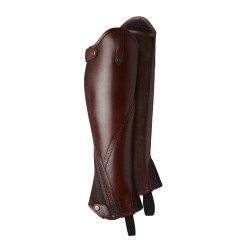 Mini-chaps Horze Wicklow com perfurações florais Castanho