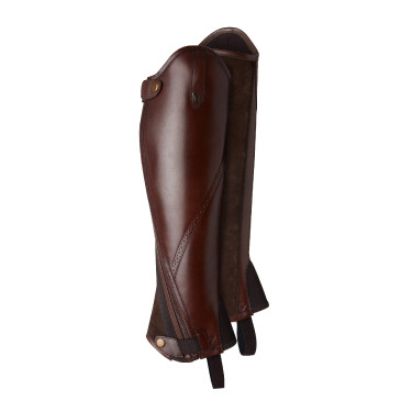 Mini-chaps Horze Wicklow com perfurações florais Castanho