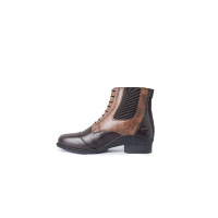 Botas bicolores Horze Kilkenny mulher Castanho escuro / castanho claro
