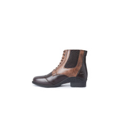 Botas bicolores Horze Kilkenny mulher Castanho escuro / castanho claro