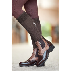 Botas bicolores Horze Kilkenny mulher Castanho escuro / castanho claro