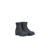 Botas Jodhpur Horze Blake de couro para criança Preto