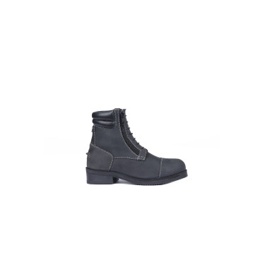 Botas Jodhpur Horze Blake de couro para criança Preto Botas Jodhpur Horze Blake de couro para criança Preto