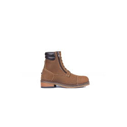 Botas Jodhpur Horze Blake de couro para criança Castanho escuro Botas Jodhpur Horze Blake de couro para criança Castanho escuro