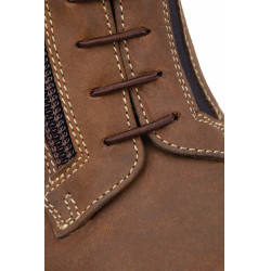 Botas Jodhpur Horze Blake de couro para criança Castanho escuro Botas Jodhpur Horze Blake de couro para criança Castanho escuro