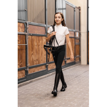Calça infantil Horze Felicia Preto