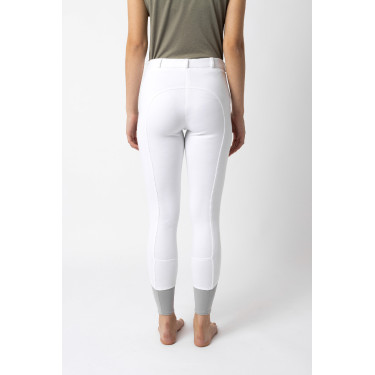 Pantalon d'équitation Horze Felicia fond intégral grip Blanc Pantalon d'équitation Horze Felicia fond intégral grip Blanc